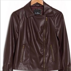 SAM EDELMAN Faux Leather Moto Jacket